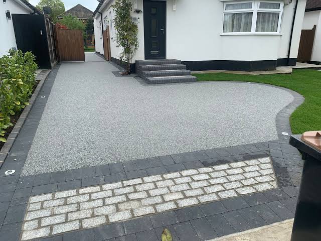 resin-bound driveway